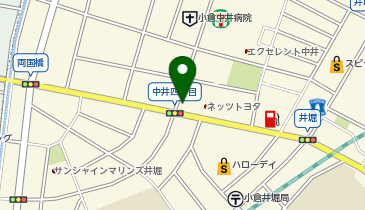 洋麺屋五右衛門 小倉中井店の地図画像