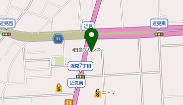 洋麺屋五右衛門 熊本近見店の地図画像