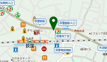 洋麺屋五右衛門 荻窪店の地図画像