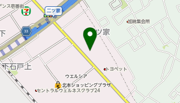 焼肉きんぐ 二ツ家店の地図画像