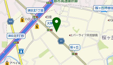 焼肉きんぐ 春日桜ケ丘店の地図画像
