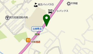 焼肉きんぐ 枚方店の地図画像