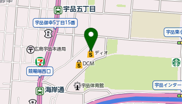 ディオ宇品店の地図画像