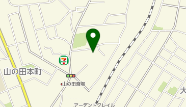 ラ・ムー山の田店の地図画像
