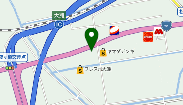ラ・ムー大洲店の地図画像