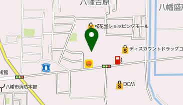 ラ・ムー八幡店の地図画像