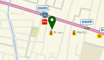 ラ・ムー米子北店の地図画像