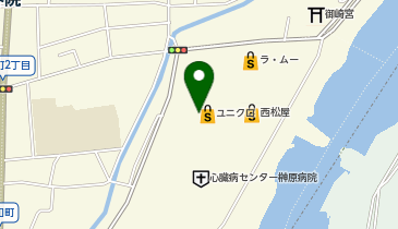 ラ・ムー岡山中央店の地図画像