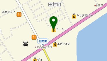 ラ・ムー田村店の地図画像