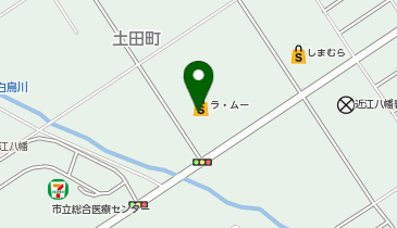 ラ・ムー近江八幡店の地図画像