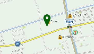 ラ・ムー長浜店の地図画像