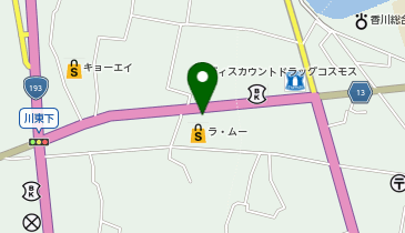 ラ・ムー高松南店の地図画像