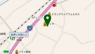 ディオ八頭店の地図画像