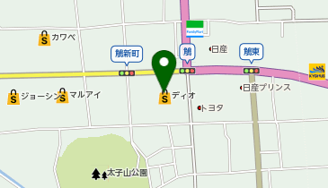 ディオ太子中央店の地図画像