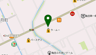 ラ・ムー亀田店の地図画像