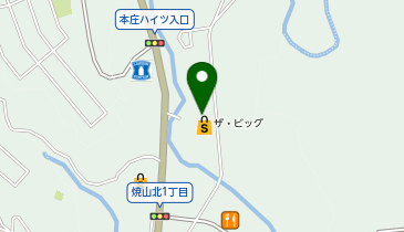 ザ・ビッグ焼山店の地図画像