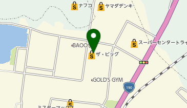 ザ・ビッグ東岐波店の地図画像