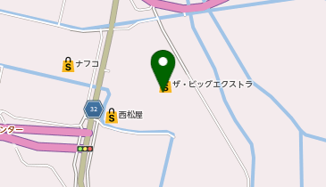 ザ・ビッグ エクストラ萩店の地図画像