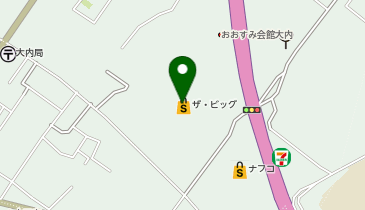 ザ・ビッグ大内店の地図画像