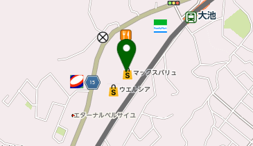 マックスバリュ大池店の地図画像