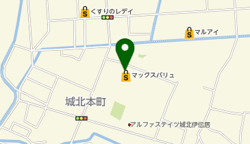 マックスバリュ城北店の地図画像