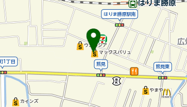マックスバリュ熊見店の地図画像