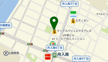 マックスバリュエクスプレス舟入南店の地図画像