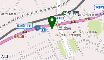 マックスバリュエクスプレス草津南店の地図画像