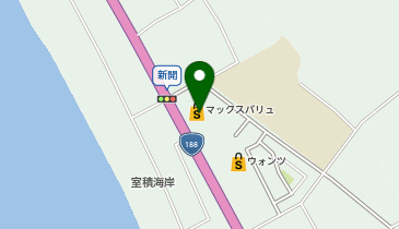 マックスバリュ室積店の地図画像