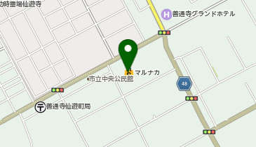 マルナカ善通寺店の地図画像