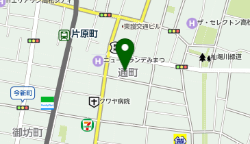 マルナカ通町店の地図画像