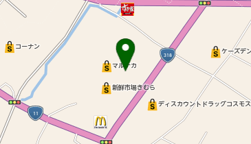 マルナカ白鳥店の地図画像