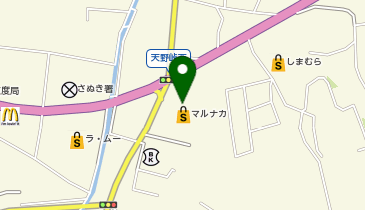 マルナカ志度店の地図画像
