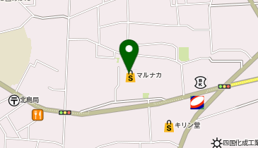マルナカ北島店の地図画像