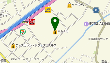 マルナカ須崎店の地図画像