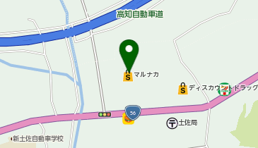 マルナカ土佐店の地図画像
