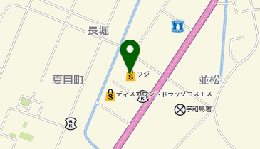 フジ宇和島南店の地図画像