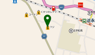 フジ広見店の地図画像