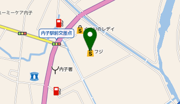 フジ内子店の地図画像