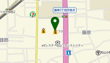 フジ藤原店の地図画像