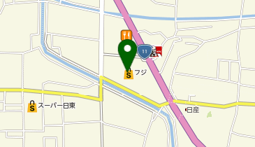 フジ南久米店の地図画像