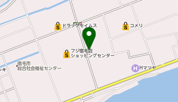 フジ宿毛店の地図画像