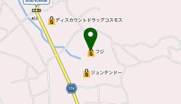 フジ熊野店の地図画像