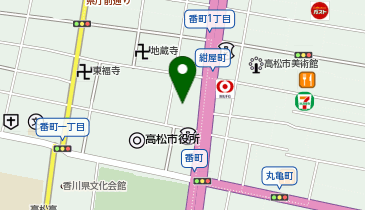 おおぞら高等学院 高松キャンパスの地図画像