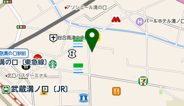 おおぞら高等学院 溝の口キャンパスの地図画像