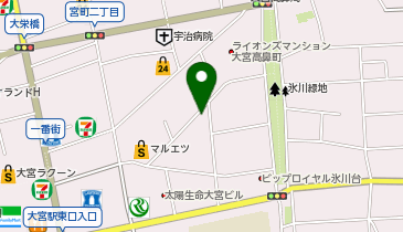おおぞら高等学院 大宮キャンパスの地図画像