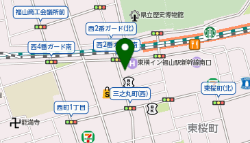 おおぞら高等学院 福山キャンパスの地図画像