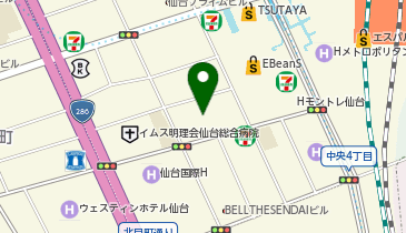 おおぞら高等学院 仙台キャンパスの地図画像