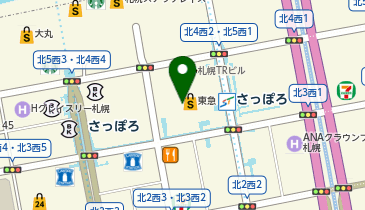 おこわ米八 東急百貨店 さっぽろ店の地図画像