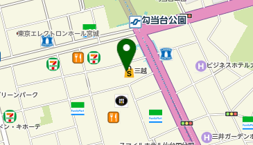 マイケル・コース 仙台三越店の地図画像